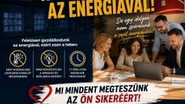 Nem spórolunk az energiával